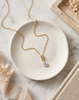 Lab Grown Heart Diamond Necklace in 14K Gold - Melt'm Jewelry