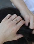 14k Gold Blush Morganite Ring - Melt'm Jewelry