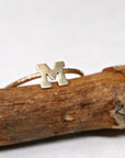 14k Gold Initial Ring