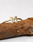 14k Gold Initial Ring