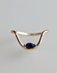 Marquise Sapphire Engagement Ring
