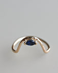Marquise Sapphire Engagement Ring - Melt'm Jewelry