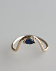 Marquise Sapphire Engagement Ring - Melt'm Jewelry