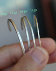 Hammered Sterling Silver Cuff Bracelet - Open Bangle