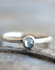 Blue Topaz Stacking Ring Set - Melt'm Jewelry