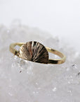 Sunrise Ring in 14K Solid Gold - Melt'm Jewelry