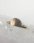 Sunrise Ring in 14K Solid Gold - Melt'm Jewelry