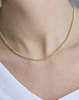 Gold Chain Necklace, Gold Layering Necklace