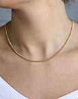 Gold Chain Necklace, Gold Layering Necklace