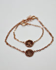 14k Gold Filled Personalized Initial Bracelet for Baby and Kids - Melt'm Jewelry