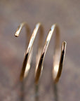 Gold Spiral Ring, in Yellow Gold, Rose Gold or Sterling silver - Melt'm Jewelry