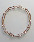 Rose Gold Filled Link Chain Bracelet - Melt'm Jewelry