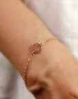 14k Gold Filled Personalized Initial Bracelet for Baby and Kids - Melt'm Jewelry