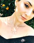 Three Circle Interlocked Necklace, Sisters Gift