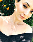 Keshi Pearl Hoop Earrings in Rose Gold or Yellow Gold Filled - Melt'm Jewelry