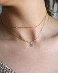 Personalized Dainty Gold Chain Choker
