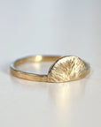 Sunrise Ring in 14K Solid Gold