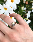 Sunrise Ring in 14K Solid Gold