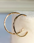 Thick Gold Hoop Earrings