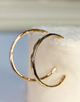 Thick Gold Hoop Earrings - Melt'm Jewelry