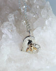 Honey Bee Necklace Mixed Metal Jewelry