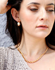 7.5mm Thick Gold Filled Curb Chain Bracelet