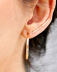 Thick Gold Hoop Earrings - Melt'm Jewelry