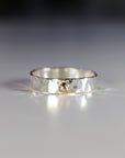14k Gold Dot Stacking Gold Ball Ring - Mixed Metal Ring - Melt'm Jewelry