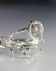 Salt and Pepper Diamond Twig Ring