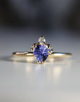 Diamond Tanzanite Ring 14k Gold