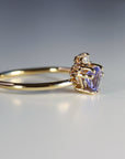 Diamond Tanzanite Ring 14k Gold
