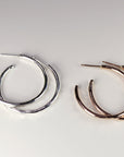 Thick Gold Hoop Earrings
