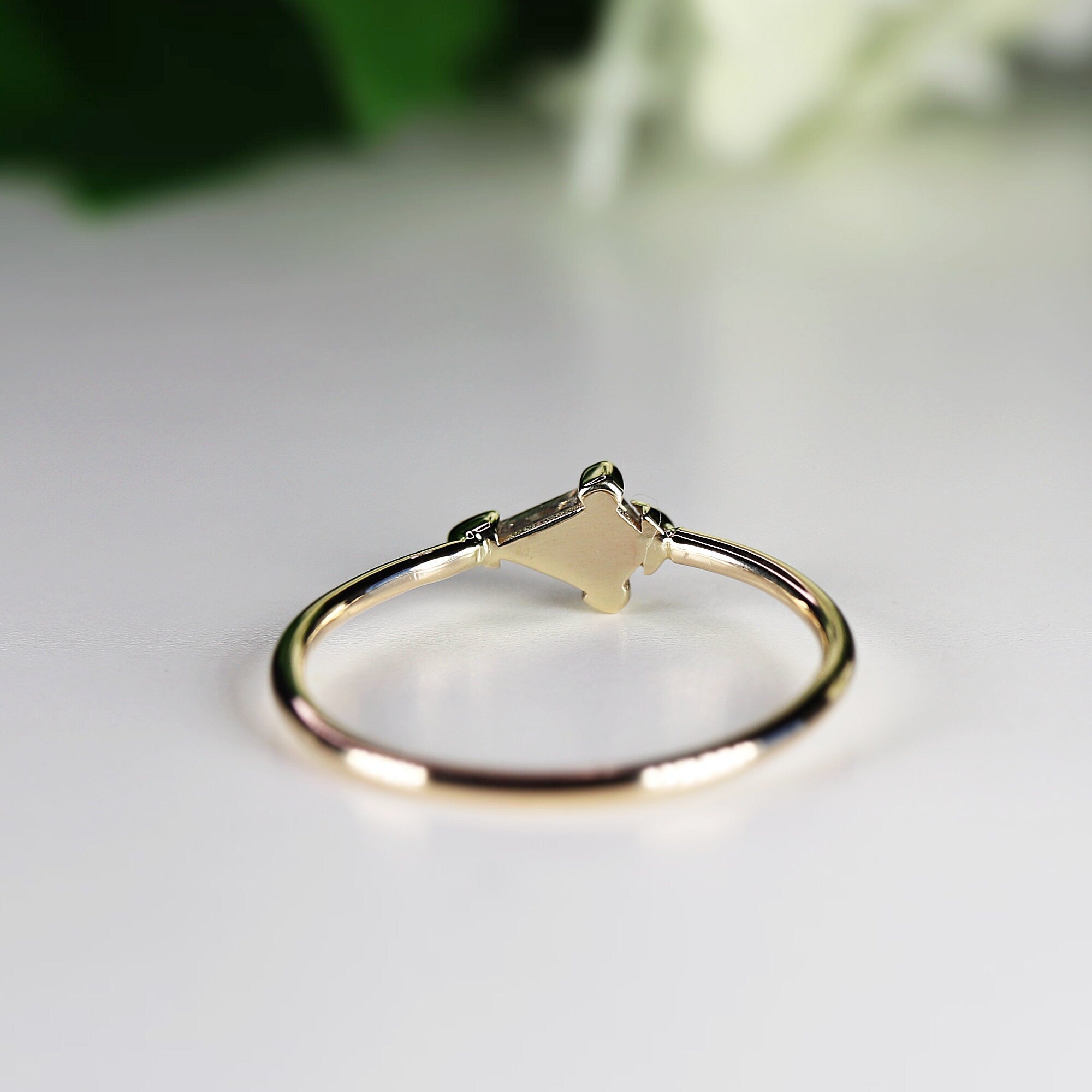 Salt and Pepper Kite Diamond Ring