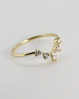 Diamond Princess Crown Ring
