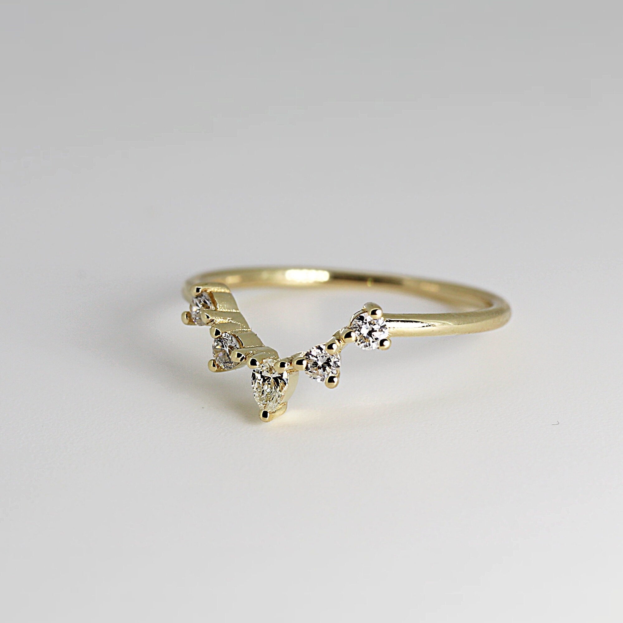 Diamond Princess Crown Ring