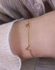 14k Solid Gold Zodiac Bracelet