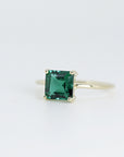 Asscher Cut Emerald Ring in 14k Gold - Melt'm Jewelry