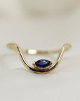 Marquise Sapphire Engagement Ring - Melt'm Jewelry