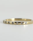 Flush Set Diamond Wedding Band - Melt'm Jewelry