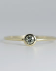 Green Tourmaline Ring 14k Solid Gold