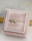 Diamond Stud Earrings 14k Gold (SINGLE or PAIR)