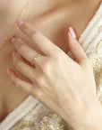 Square Pave Diamond Ring 14k Gold - Melt'm Jewelry