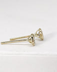 Diamond Stud Earrings 14k Gold (SINGLE or PAIR)