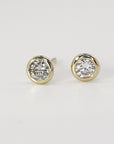 Diamond Stud Earrings 14k Gold (SINGLE or PAIR)