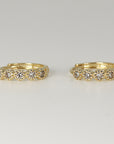 Gold Diamond Huggies (SINGLE or PAIR)