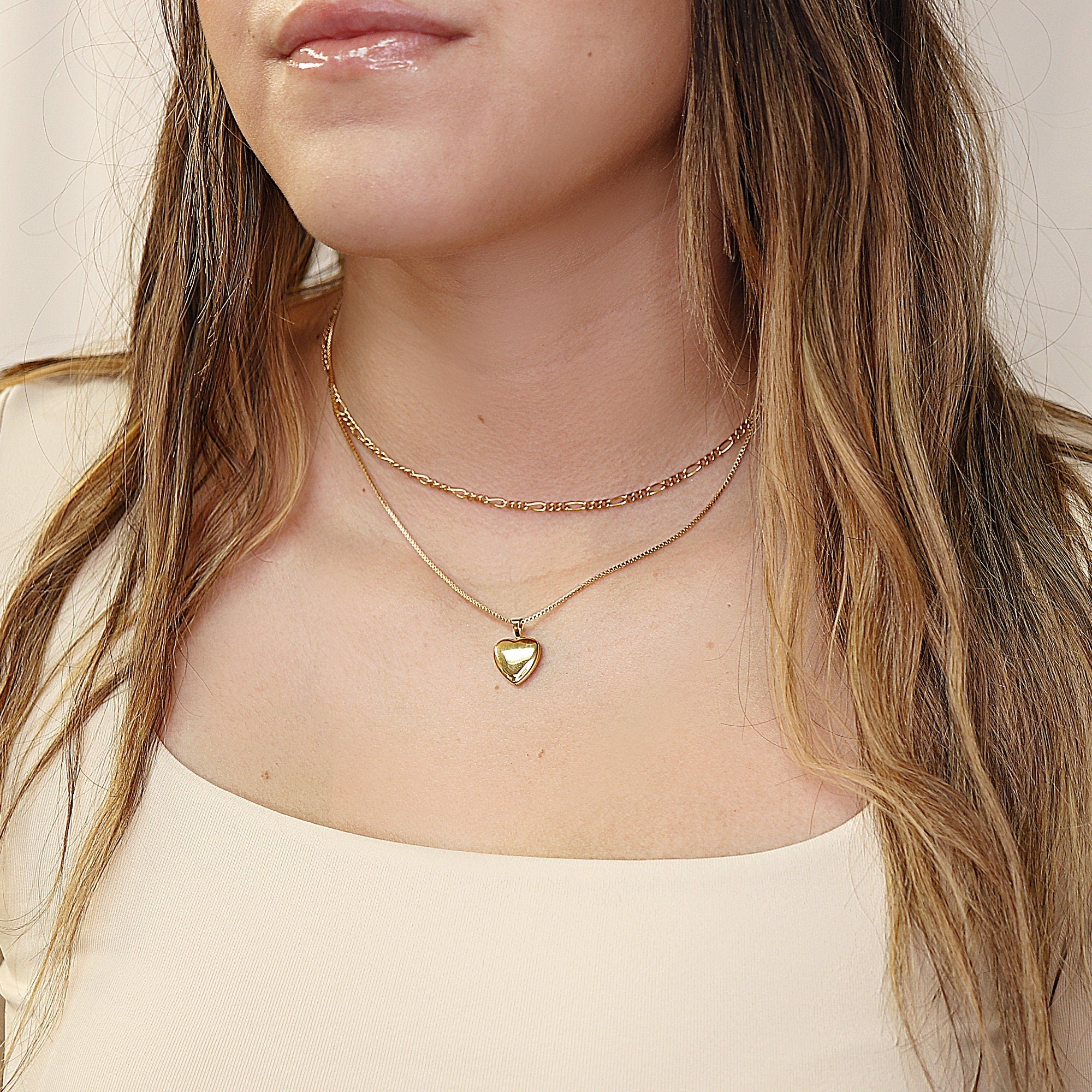 14k Gold Filled Heart Locket Necklace, Memorial Gift