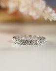 Diamond Eternity Ring in 14k White Gold, Rose Gold or Yellow Gold - Melt'm Jewelry
