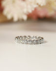 Diamond Eternity Ring in 14k White Gold, Rose Gold or Yellow Gold - Melt'm Jewelry