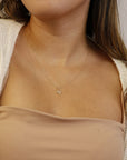 14k Solid Gold Zodiac Necklace, Custom Zodiac Necklace