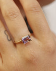Emerald Cut Ametrine Ring - Melt'm Jewelry